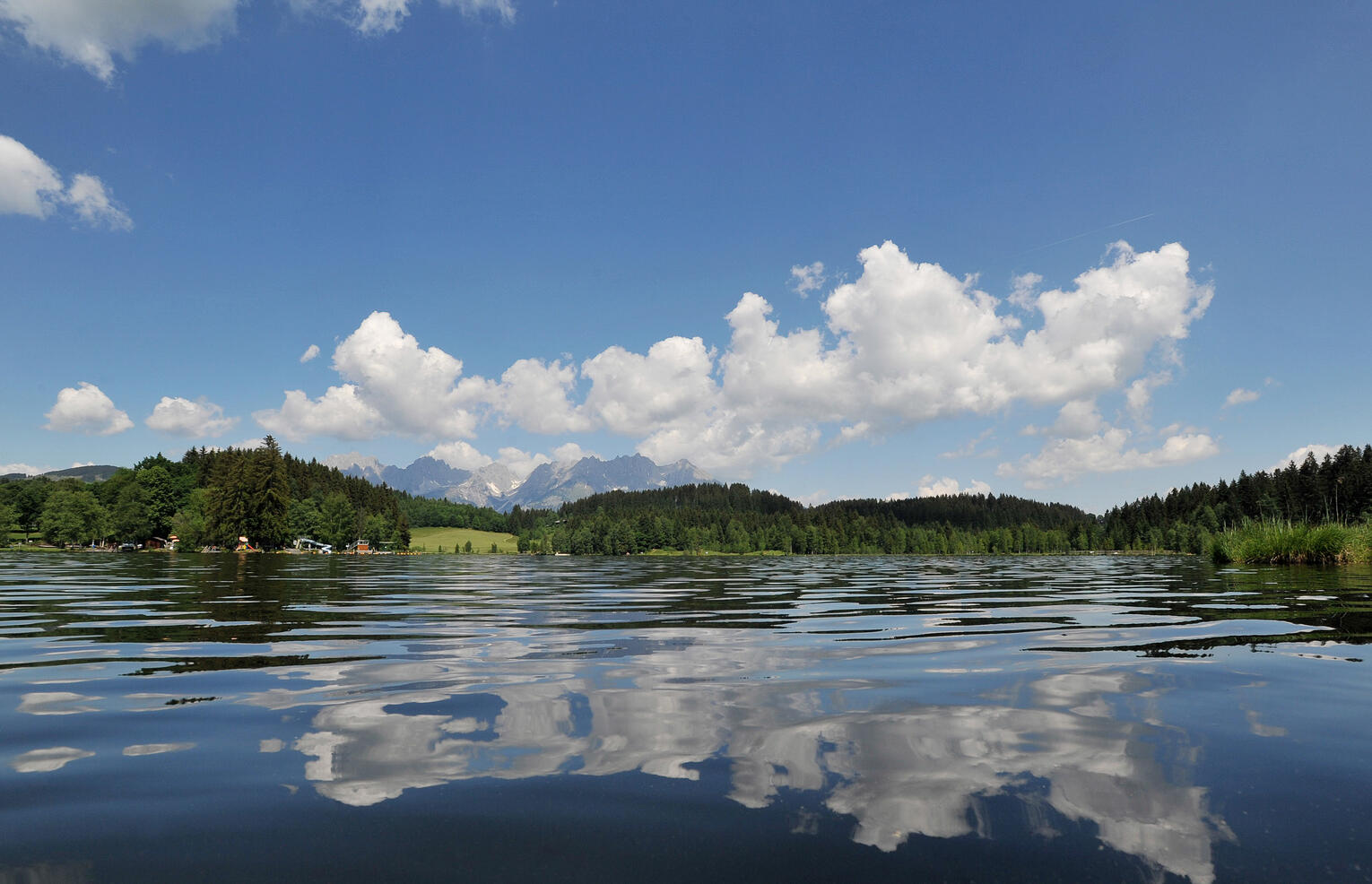 lake schwarzsee kitzbühel sommer